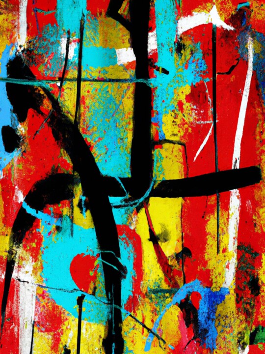 Random scratch 绘画, 31.5x23.6 in
