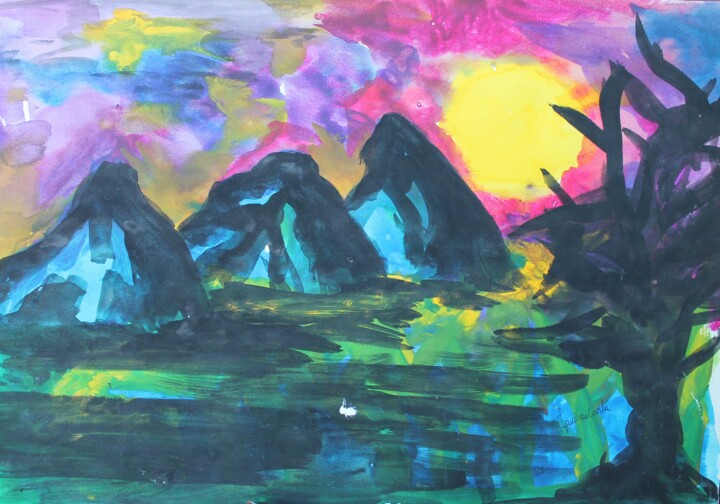 绘画,  13.8x19.7 in 