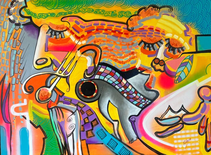 绘画,  36x48 in 