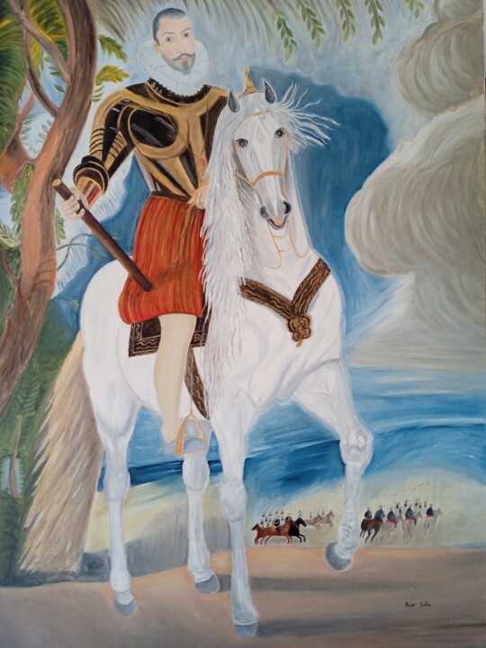 El Duque de Lerma 绘画, 51.2x35 in