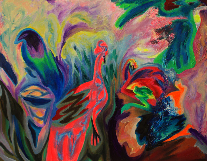 绘画,  27.6x35.4 in 