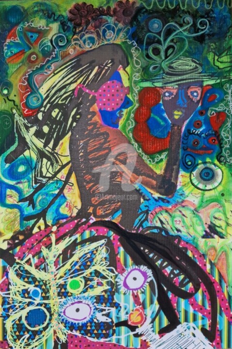 Gothika 绘画, 35.4x23.6 in