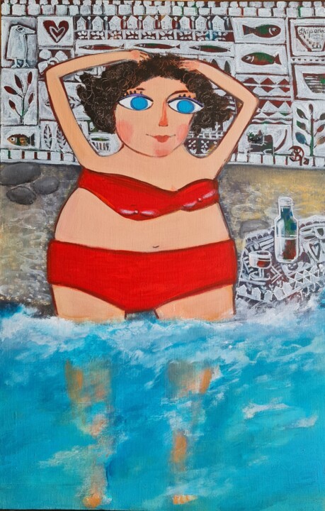 Бархатный сезон 绘画, 23.6x15.8 in