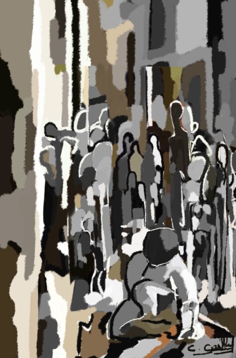 Les âmes du peintre 2. 绘画, 70.9x47.2 in