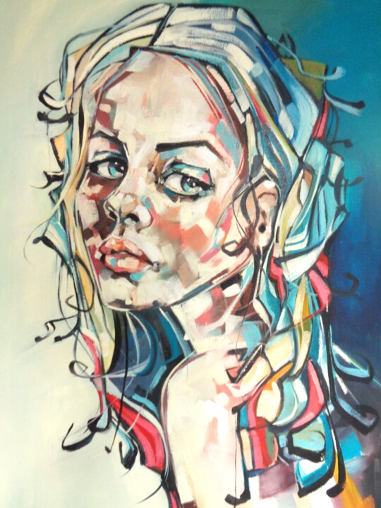 绘画,  27.6x19.7 in 