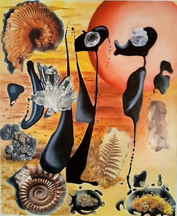 Cénozoïque 绘画, 24x19.7 in