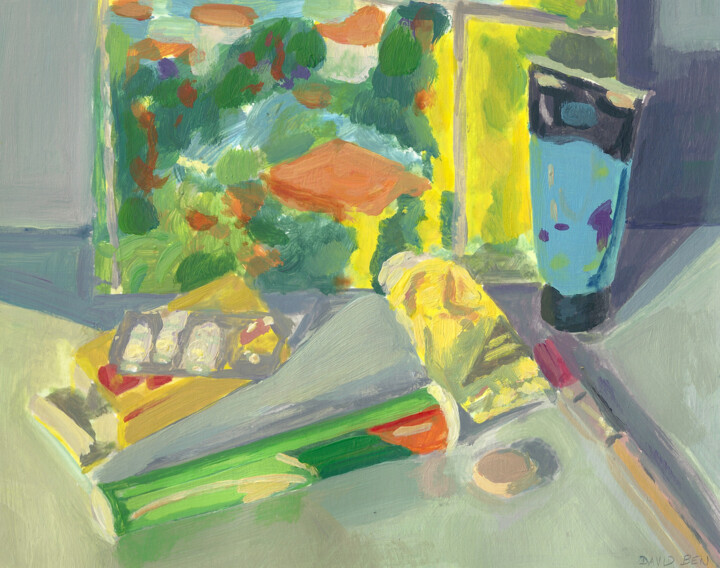 Peinture de confinement n°2 绘画, 7.5x9.5 in
