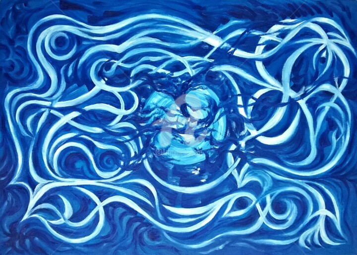 WIND ECLIPSE 绘画, 19.7x27.6 in