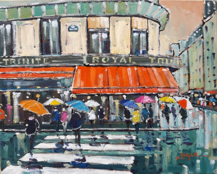 Painting titled "Le Royal Trinité à…" by Philippe Euger, Original Artwork, Oil