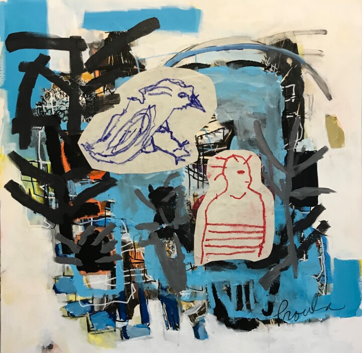 绘画,  29.9x29.9 in 