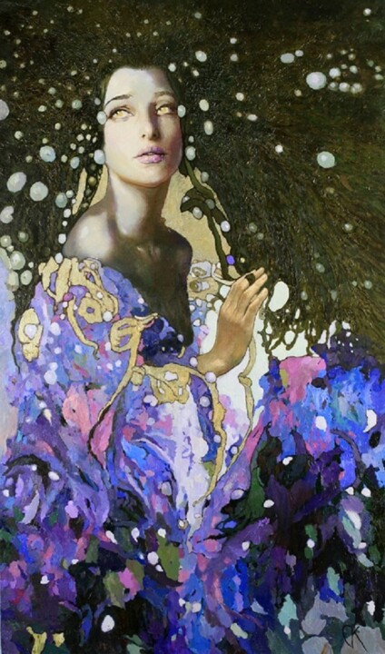 Painting titled "Nameless Star" by Stanislav Krupp, Original Artwork, Oil