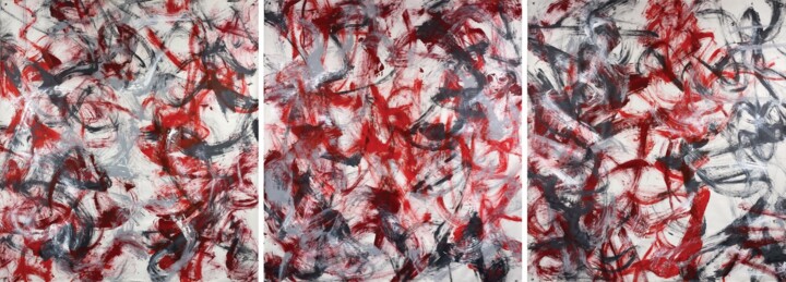 Malerei mit dem Titel "Open-Minded" von Andreas Angleitner, Original-Kunstwerk, Acryl