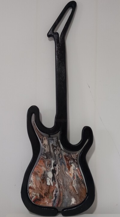 Design intitulée "Silhueta negra" par Estevão Páixão, Œuvre d'art originale, Acrylique