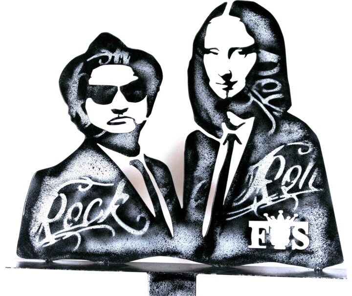 MONA BLUES BROTHERS Sculpture, 69.7x21.7 in