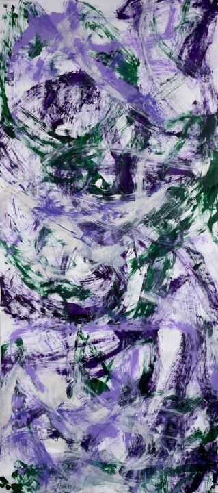 Malerei mit dem Titel "Exploration" von Andreas Angleitner, Original-Kunstwerk, Acryl