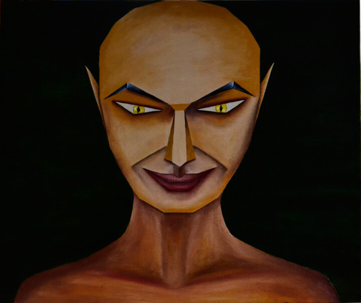 Машина 绘画, 16.5x19.7 in