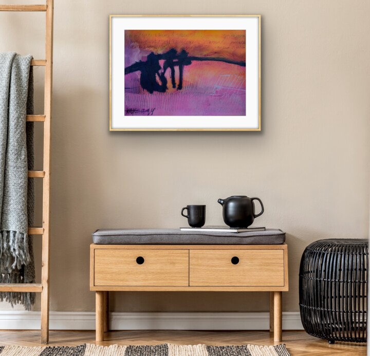 Work presented framed