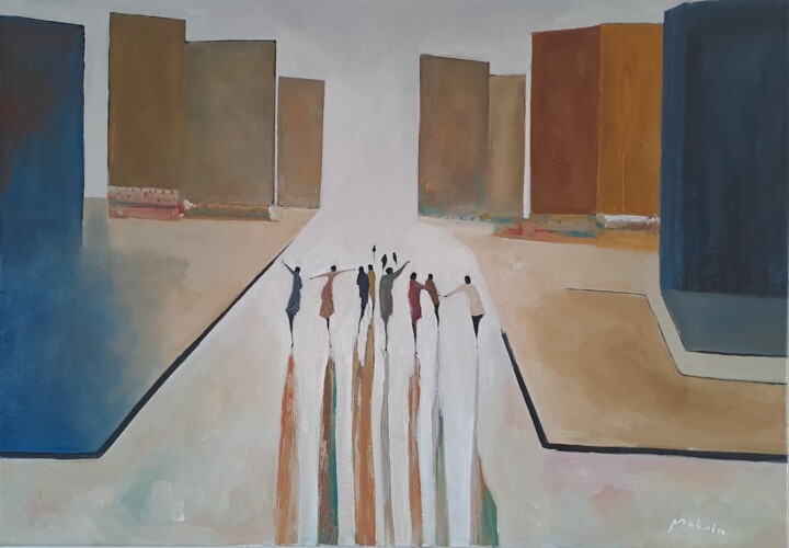 Right by me side 绘画, 27.6x39.4 in