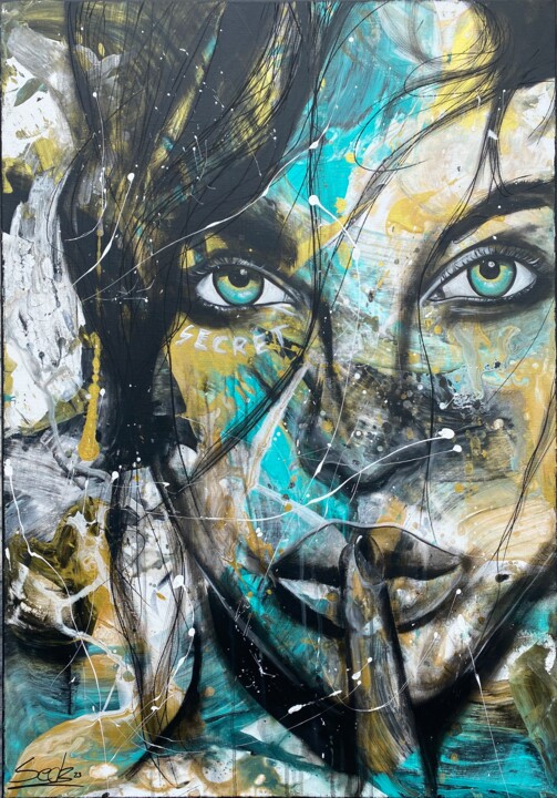 secret 绘画, 39.4x27.6 in