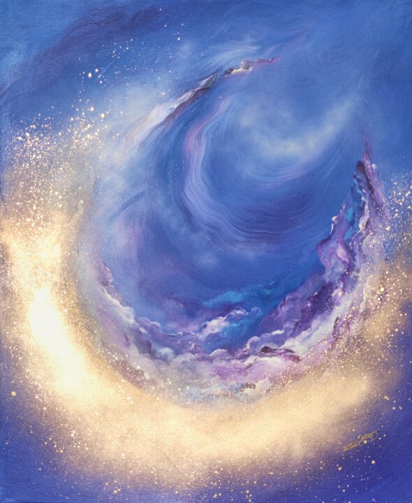 Sahasrara 绘画, 28.7x23.6 in