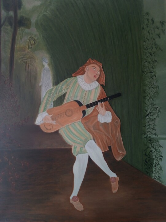 Le Trobateur 绘画, 45.7x35 in