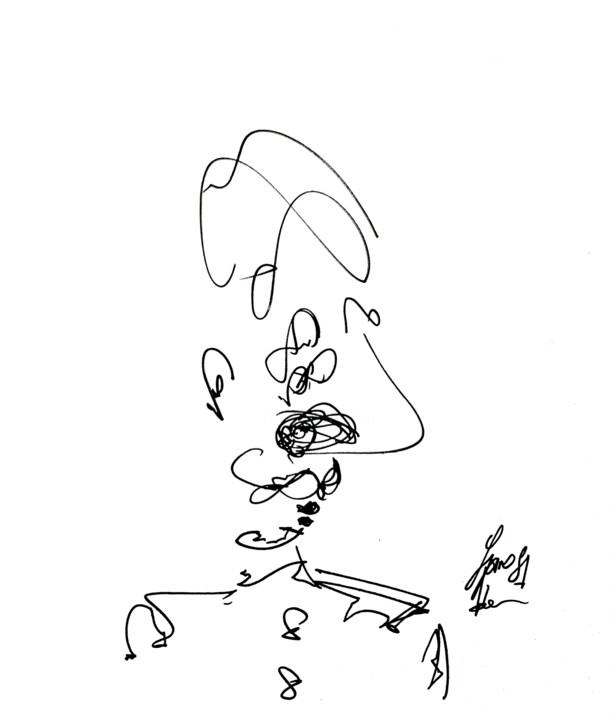 Sans-titre 图画, 7.9x6.7 in