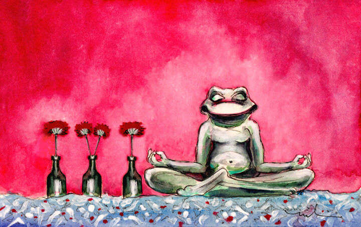 Love The Life You Live 绘画, 5.1x8.3 in