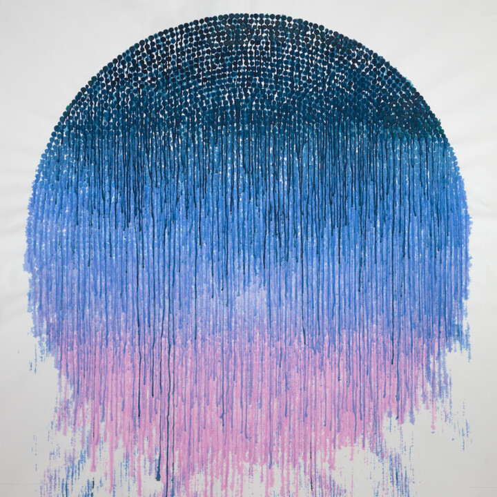 Schilderij getiteld "The Sakura Series -…" door Eun Vivian Lee, Origineel Kunstwerk, pigmenten