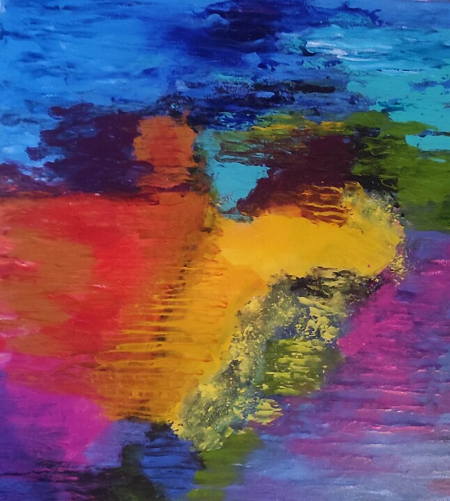 Confluence 绘画, 31.5x31.5 in
