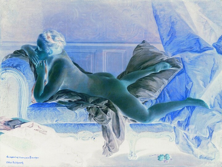 Aspekt von Francois Bouchers Ruhendem Mädchen Digital Arts, 55.1x73.2 in