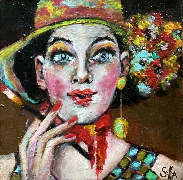 "Années folles de Ja…" başlıklı Tablo Soffya tarafından, Orijinal sanat, Akrilik