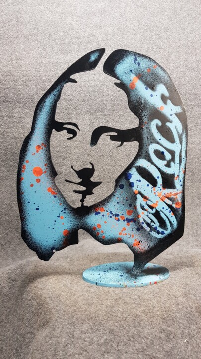 SCULPTUR MUSEE SPIKTR MONA BLUE 雕塑, 11.8x9.8 in