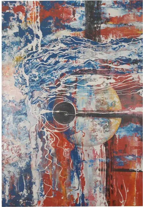 绘画,  33.9x23.6 in 