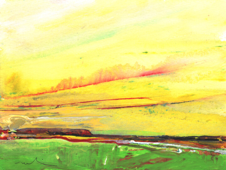 Midday 32 绘画, 5.9x7.9 in