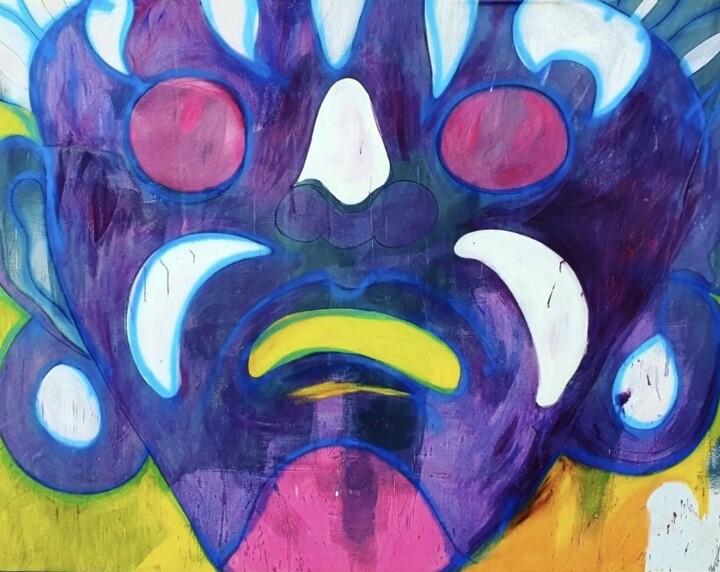 XOLOTL 绘画, 70.9x90.6 in