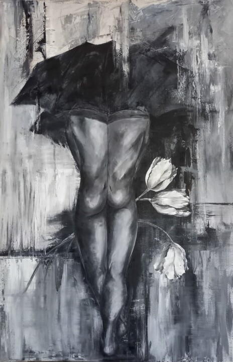 033 Lui 2023 绘画, 45.3x29.5 in