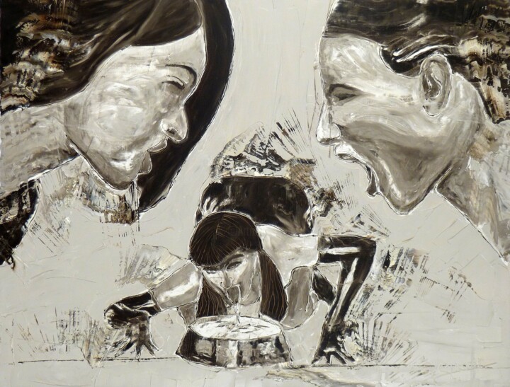 绘画,  34.7x39.4 in 
