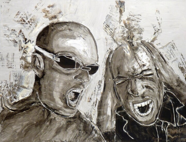 COLLECTION KO TERRE RAGE 绘画, 34.7x39.4 in