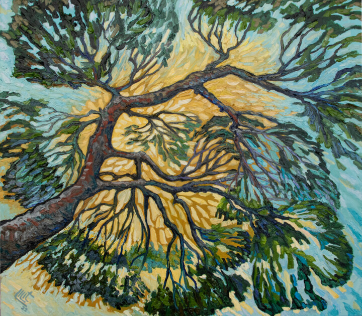 Under The Space 绘画, 27.6x31.5 in