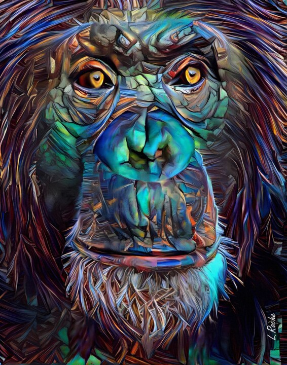 Chuck 绘画, 27.6x21.7 in