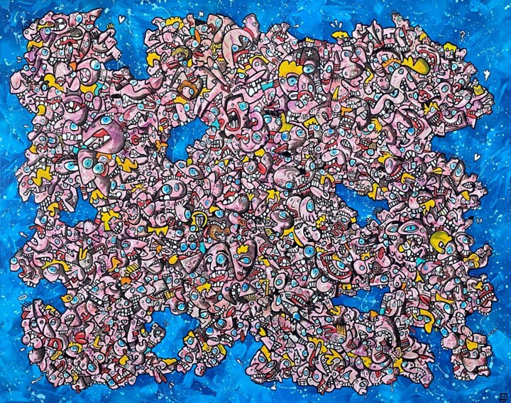 De la balle 绘画, 47.2x59.1 in