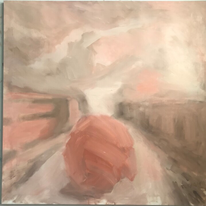 Soccer ball 3 - 绘画, 35.4x35.4 in