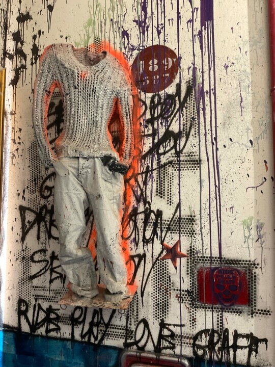 雕塑,  98.4x70.9 in 