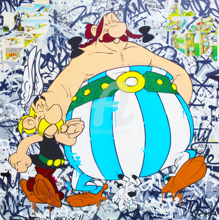 ASTERIX ET OBELIX 绘画, 39.4x39.4 in