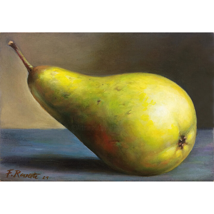 Poire 绘画, 4.9x7.1 in