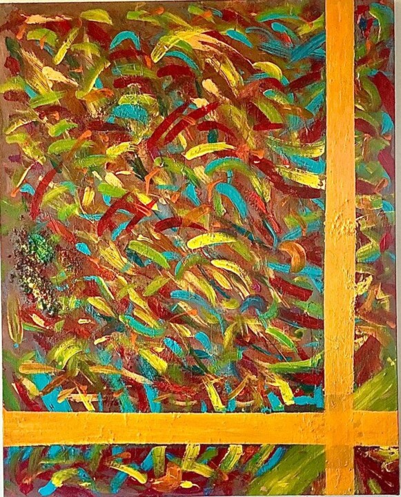 Peinture intitulée "Celebrations" par Sandy Madar, Œuvre d'art originale, Acrylique