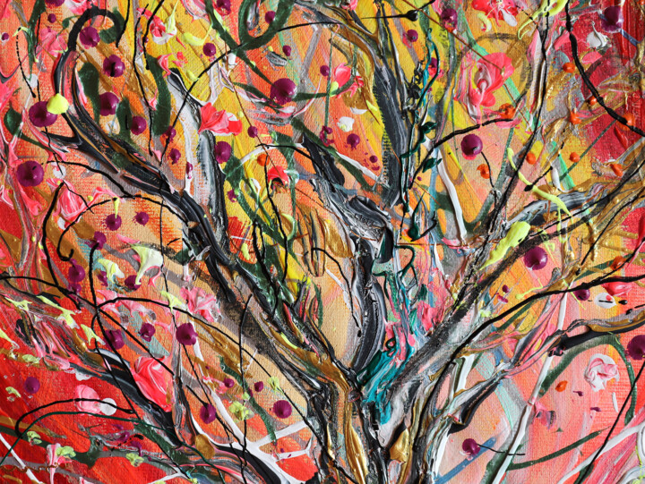 Artwork's surface or texture