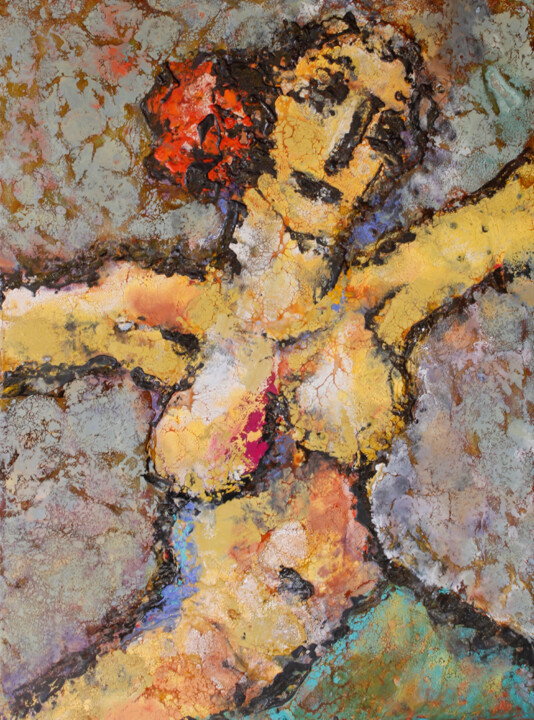 Daniela de Via Botteri. - Daniela from Via Botteri. 绘画, 31.9x23.6 in