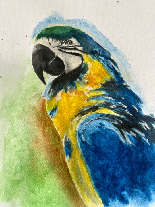 BLUE 绘画, 12.2x8.3 in