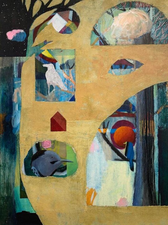 Parchemin désert 2 绘画, 48x35.8 in